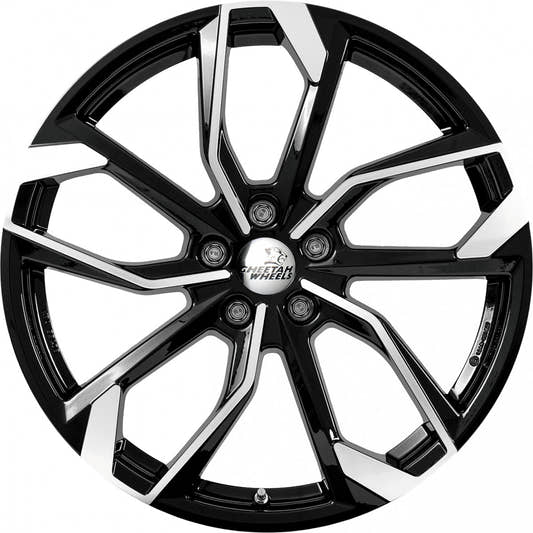 Cheetah Wheels CV.05 black polished 8x19 ET42 - LK5/108 ML63.4