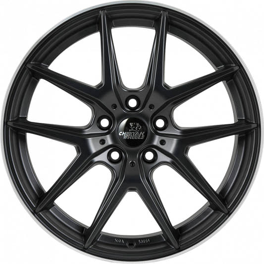 Cheetah Wheels CV.06 black matt polished 8.5x19 ET30 - LK5/112 ML70.4