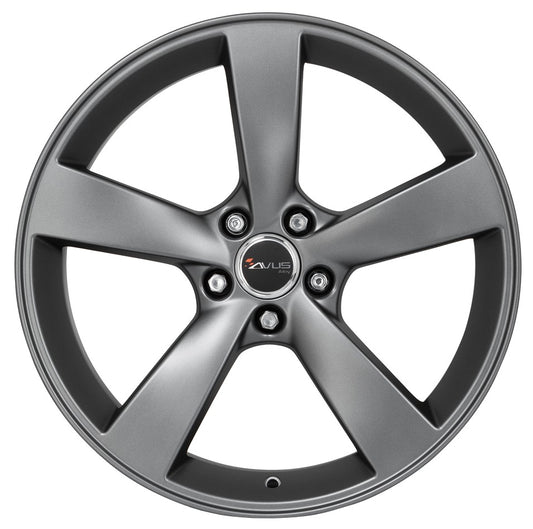 Avus Racing AF10 matt anthracite 9x20 ET45 - LK5/120 ML65.1