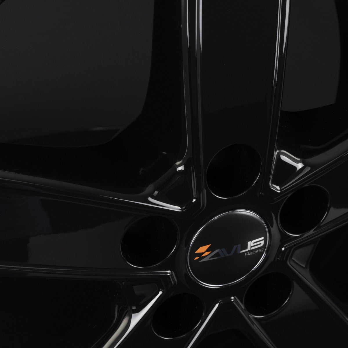 Avus Racing AC-V51 Black Alufelge 7.5x18 Zoll ET38 LK 5x114.3 ML66.1 – Bild 5