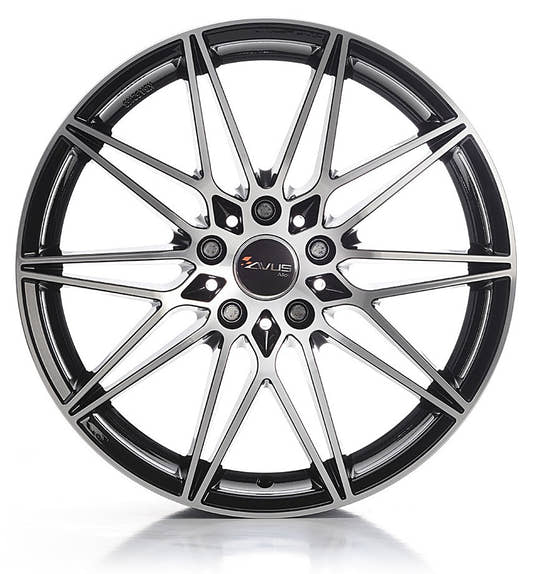 Avus Racing AC-MB5 black polished 8.5x19 ET30 - LK5/112 ML66.7