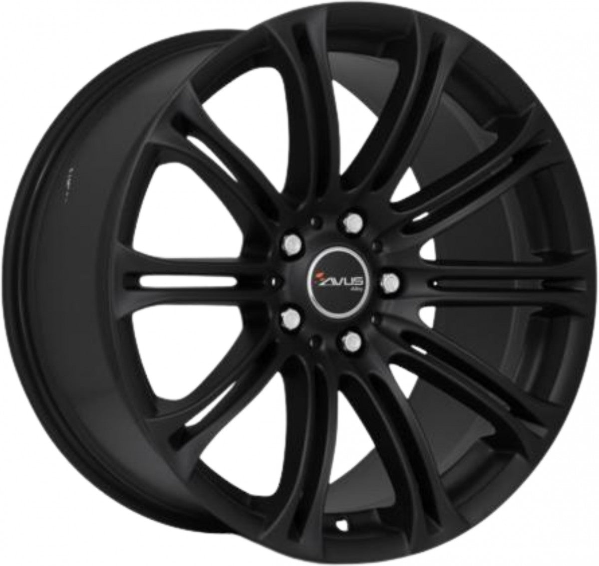 Avus Racing AC-MB1 matt black 8x17 ET15 - LK5/120 ML72.6
