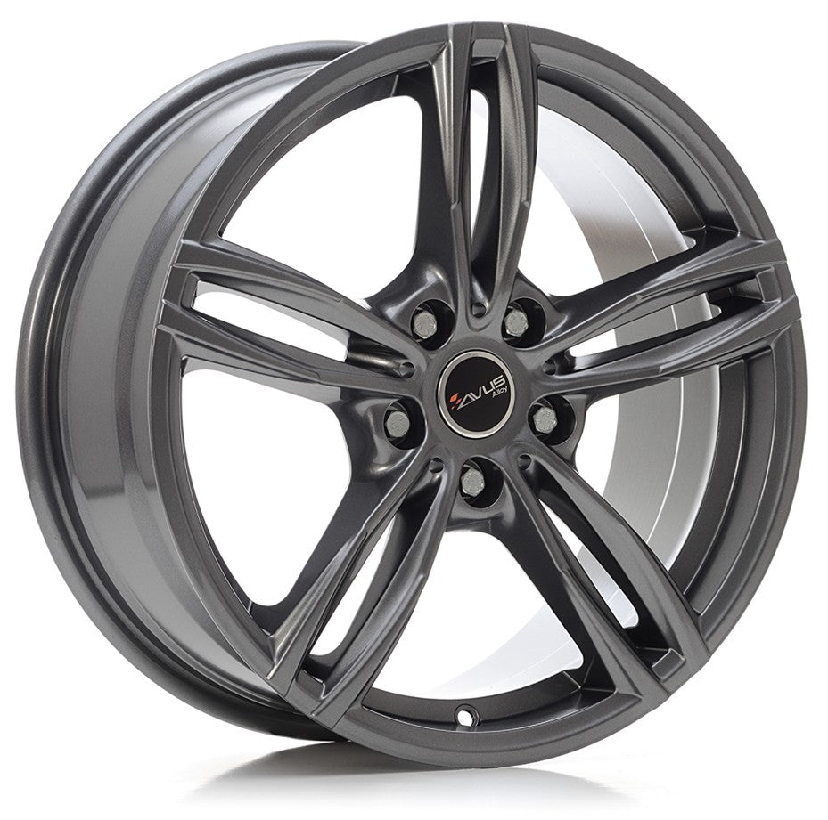 Avus Racing AF15 anthracite 7.5x17 ET30 - LK5/112 ML66.7