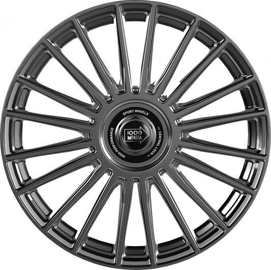 1000 Miglia MM1022 gloss anthracite 8x18 ET45 - LK5/108 ML73.1