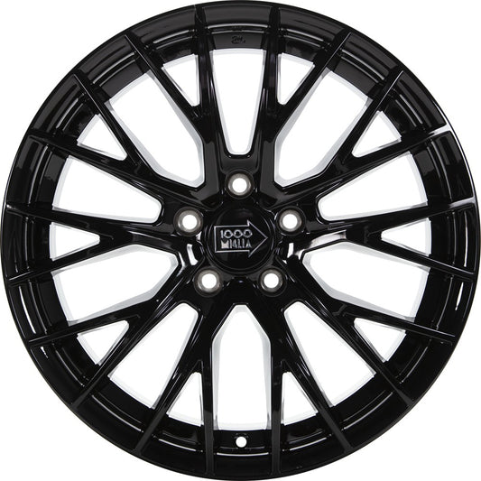 1000 Miglia MM1009 gloss black 8x18 ET45 - LK5/114.3 ML79.5