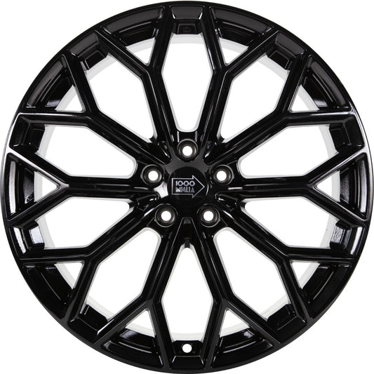 1000 Miglia MM1030 gloss black 8x19 ET45 - LK5/108 ML73.1