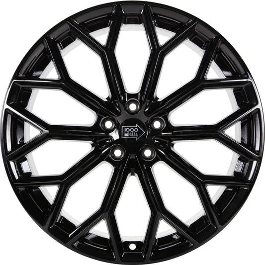 1000 Miglia MM1030 gloss black 8x19 ET45 - LK5/114.3 ML73.1