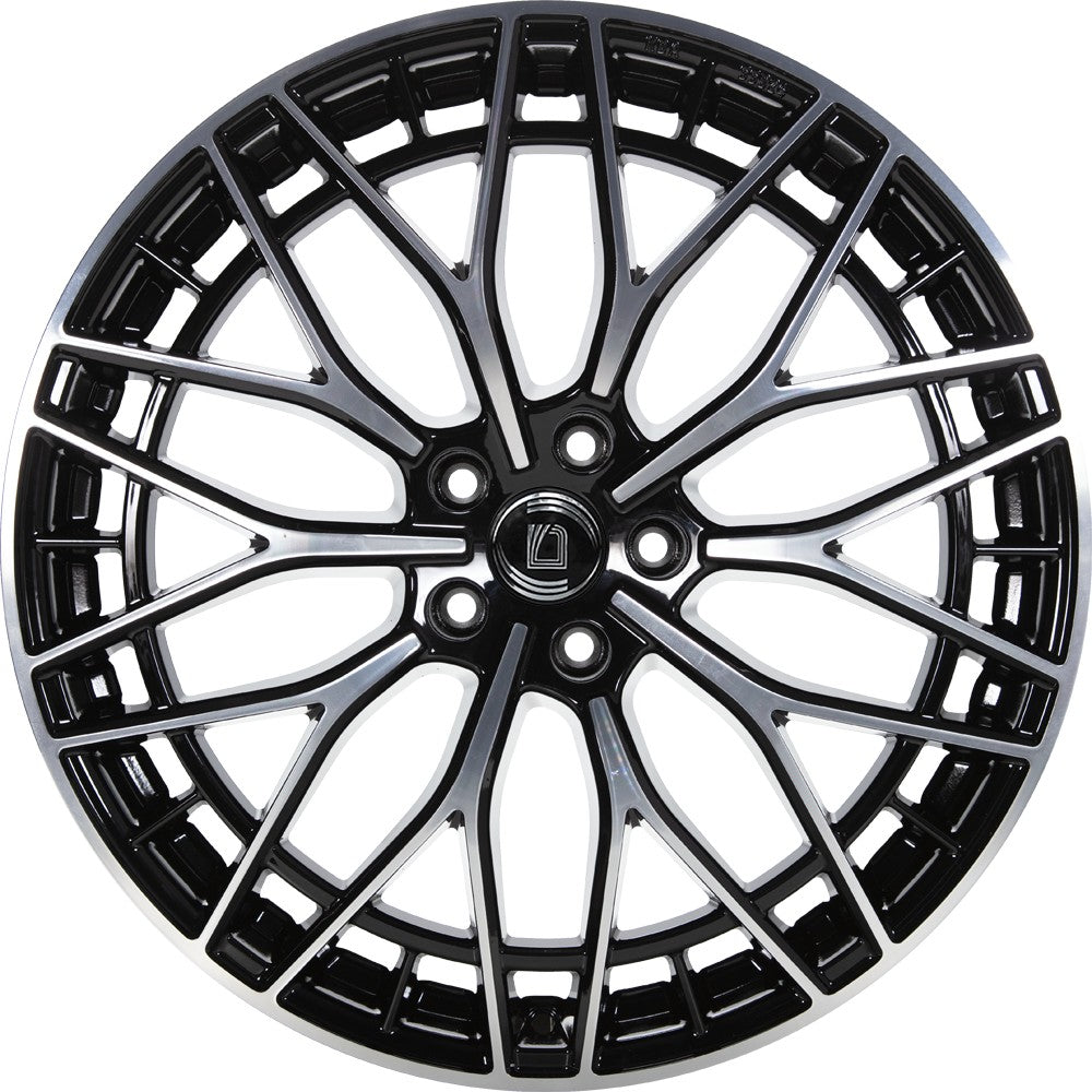 1000 Miglia Aero Power gloss black polished 8x20 ET30 - LK5/112 ML66.5