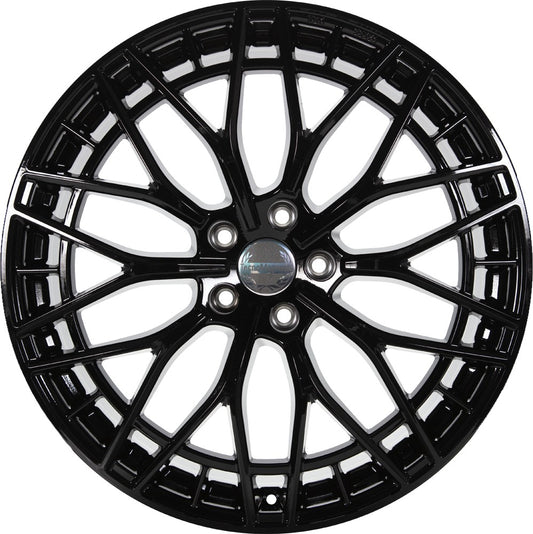1000 Miglia Aero Power gloss black 8x18 ET45 - LK5/112 ML66.5