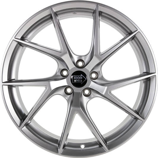 1000 Miglia MM1012 silver 9x21 ET35 - LK5/112 ML66.5