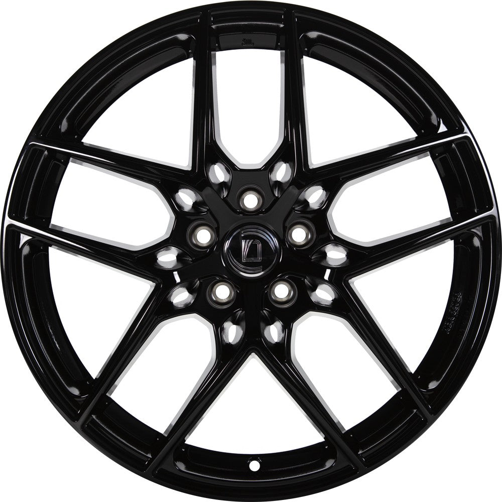 1000 Miglia MM1004 gloss black 7.5x17 ET35 - LK5/112 ML66.5