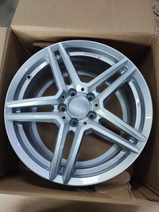 Rial M10 polar-silber - DEMO3 Alufelge 8x18 Zoll ET43 LK 5x112 ML66.5 – Bild 2