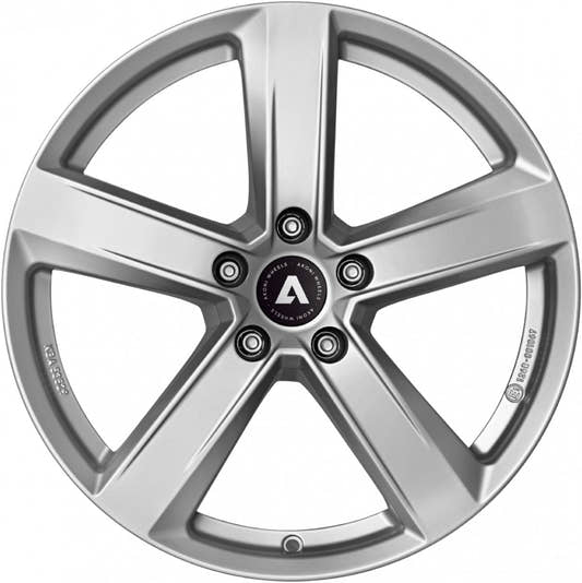 Akoni AK05 silver Alufelge 7x17 Zoll ET50 LK 5x114.3 ML67.1 – Bild 2