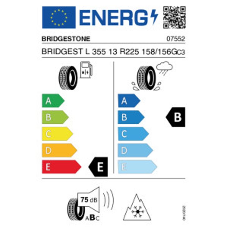 Bridgestone L355 13.00 R22.5 158/156G – Bild 2