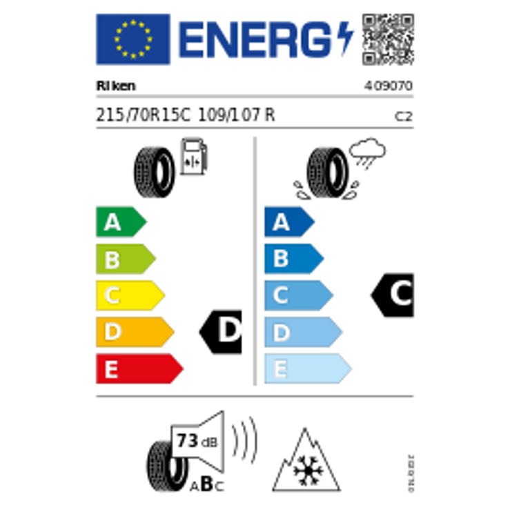 Riken Cargo Winter 3PMSF 215/70R15C 109/107R – Bild 2