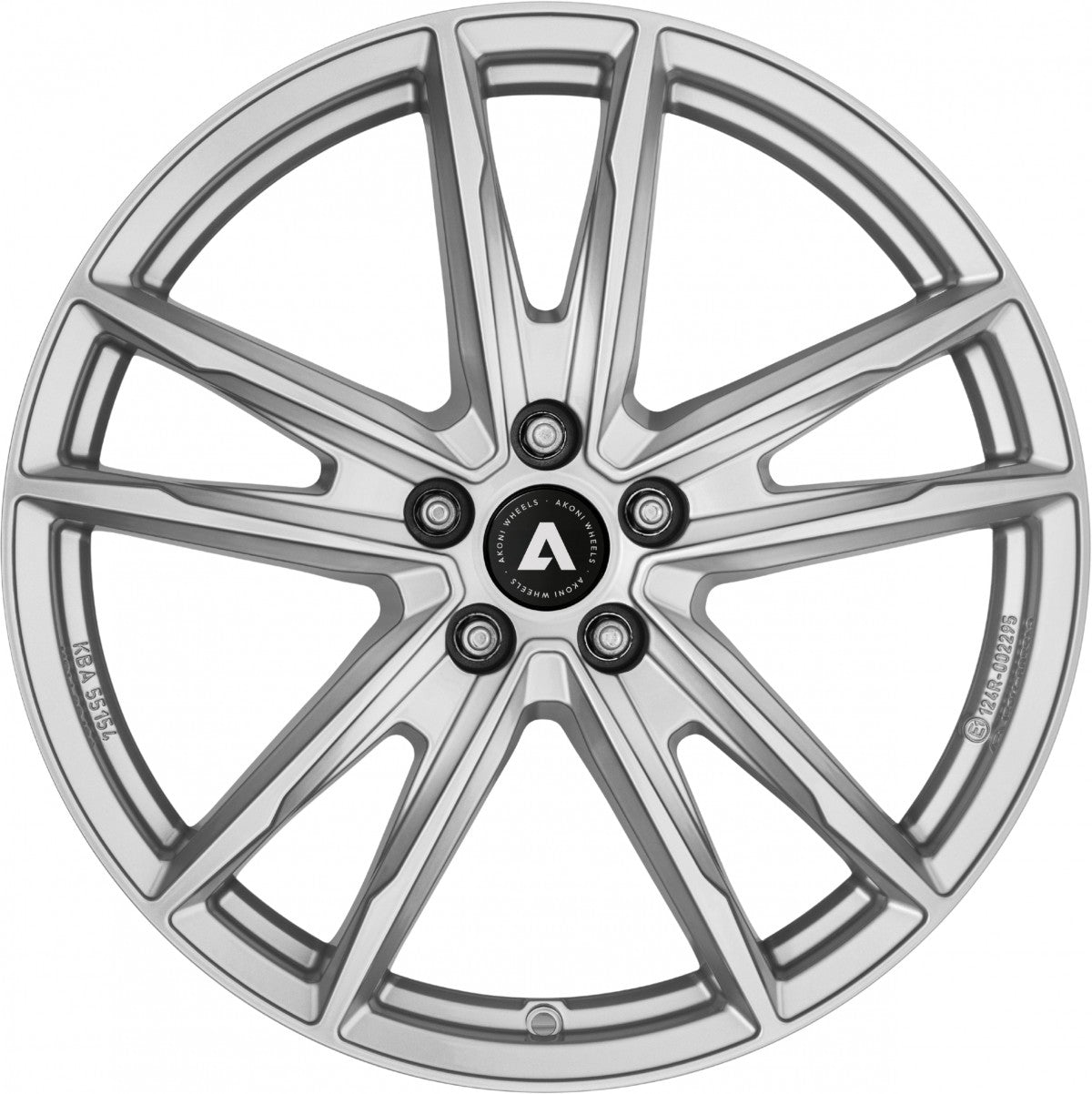 Akoni AK08 silver Alufelge 7x16 Zoll ET50 LK 5x108 ML63.4 – Bild 2