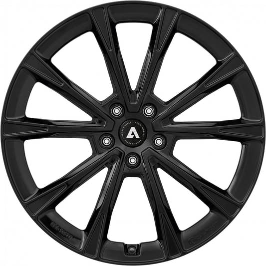 Akoni AK01 black Alufelge 7.5x18 Zoll ET49 LK 5x108 ML65.1 – Bild 2