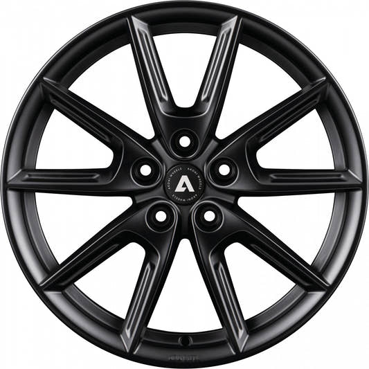 Akoni AK09 black matt Alufelge 8x19 Zoll ET50 LK 5x112 ML66.5 – Bild 2