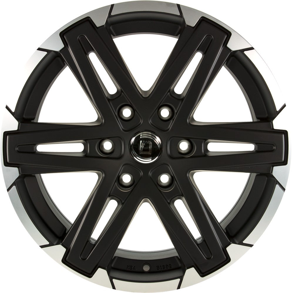 Diewe Grezzo nero machined 8.5x18 ET42 - LK6/114.3 ML66.1