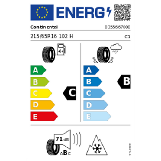 Continental WinterContact TS 870 P FR XL 3PMSF 215/65 R16 102H – Bild 2