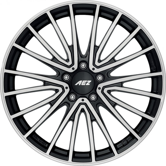 AEZ Berlin black/polished 7.5x19 ET40 - LK5/112 ML66.6