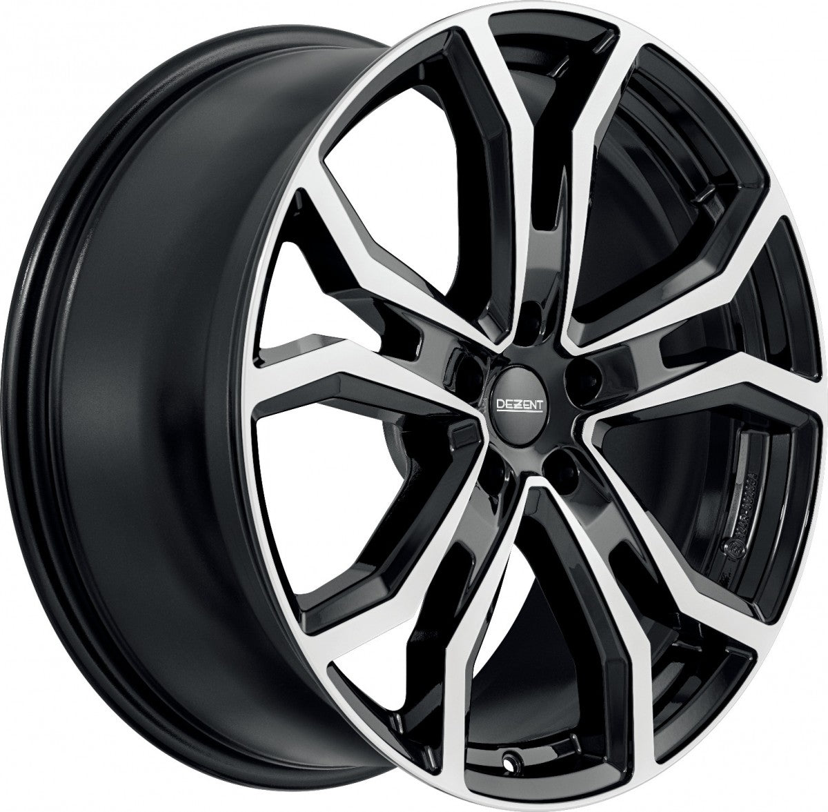 Dezent TV black/polished Alufelge 6.5x17 Zoll ET50 LK 5x112 ML66.6 – Bild 3