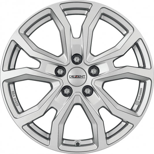 Dezent TV silver 6.5x17 ET60 - LK5/120 ML65.1