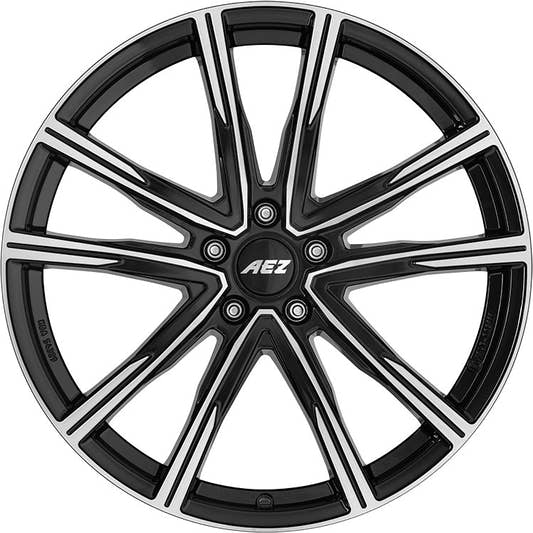 AEZ Montreal black/polished Alufelge 8x20 Zoll ET40 LK 5x114.3 ML71.6 – Bild 2