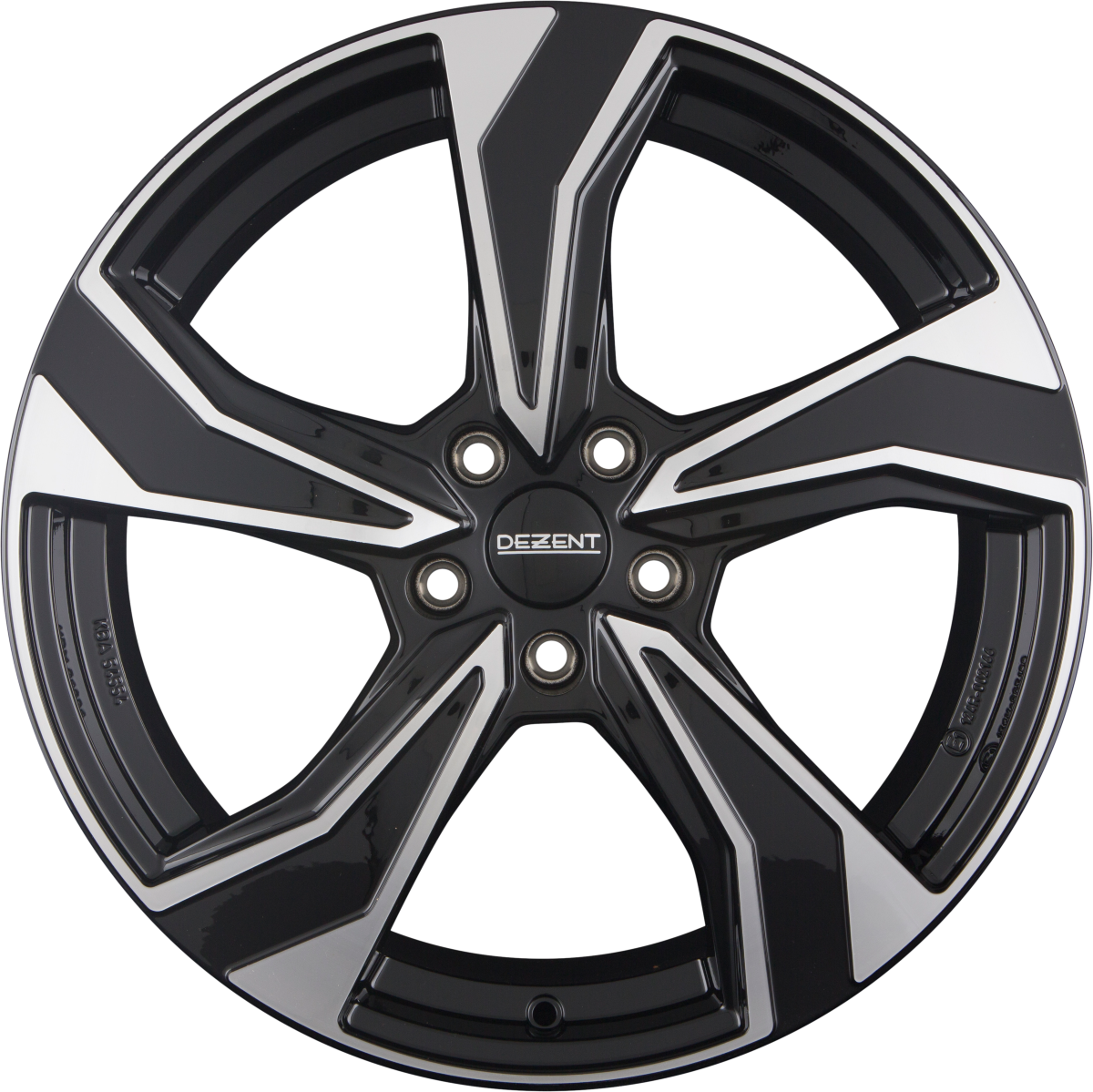 Dezent KB black/polished Alufelge 7.5x18 Zoll ET50 LK 5x112 ML57.1 – Bild 8