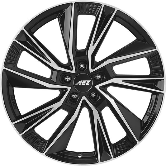 AEZ Havanna black/polished 9.5x21 ET25 - LK5/112 ML66.6