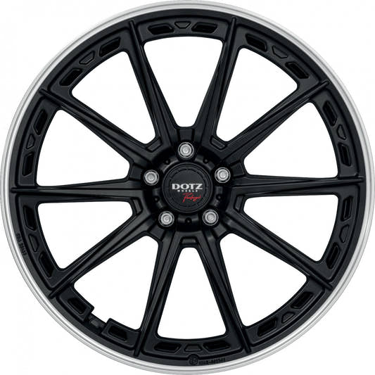 Dotz Sonoma black matt/polished lip Alufelge 8.5x20 Zoll ET32 LK 5x120 ML72.6 – Bild 2