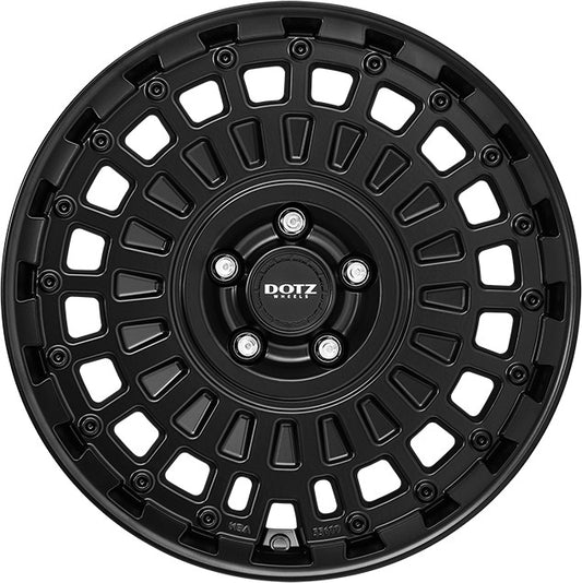 Dotz Talara black matt 8x18 ET20 - LK6/139.7 ML106.1