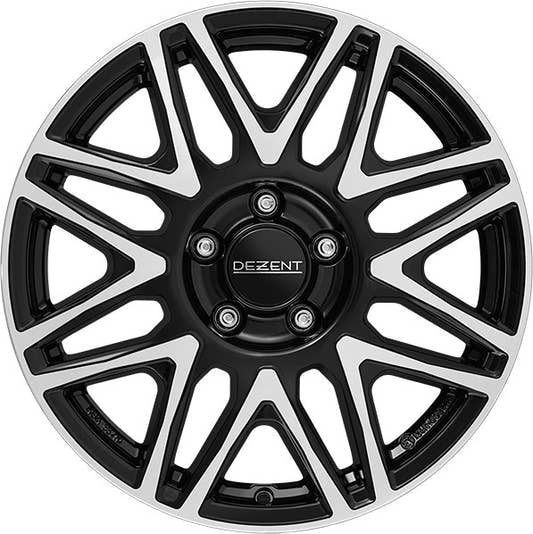 Dezent KH black/polished 6x16 ET68 - LK5/130 ML78.1