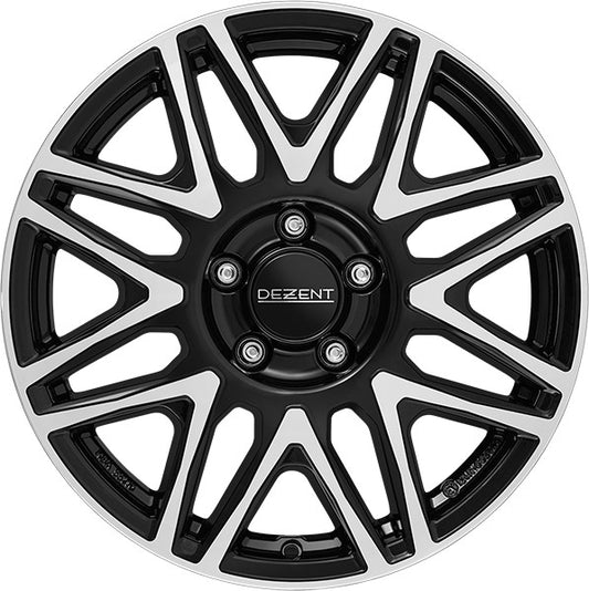 Dezent KH black/polished 6x16 ET68 - LK5/130 ML78.1