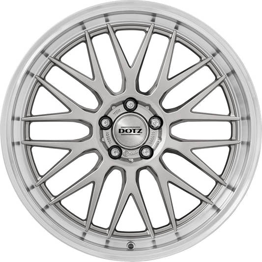 Dotz Bilbao silver/polished lip Alufelge 7x17 Zoll ET38 LK 4x100 ML60.1 – Bild 2