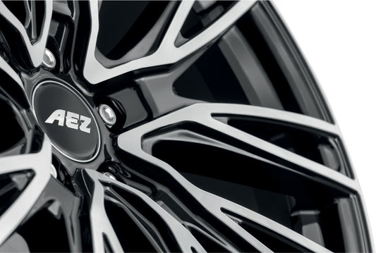 AEZ Seattle black/polished 10x20 ET58 - LK5/112 ML57.1