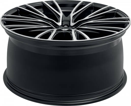 AEZ Seattle black/polished 10x22 ET35 - LK5/120 ML64.1