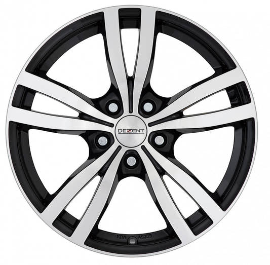 Dezent TC black polished 6x15 ET40 - LK5/114.3 ML71.6