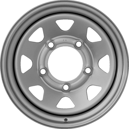 Dotz Dakar silver (ohne Nabenbecher) 7x16 ET0 - LK5/139.7 ML108