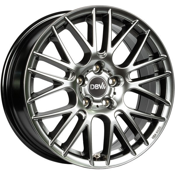 DBV 5KS 003 hyper silber 7.5x17 ET38 - LK5/114.3 ML74.1