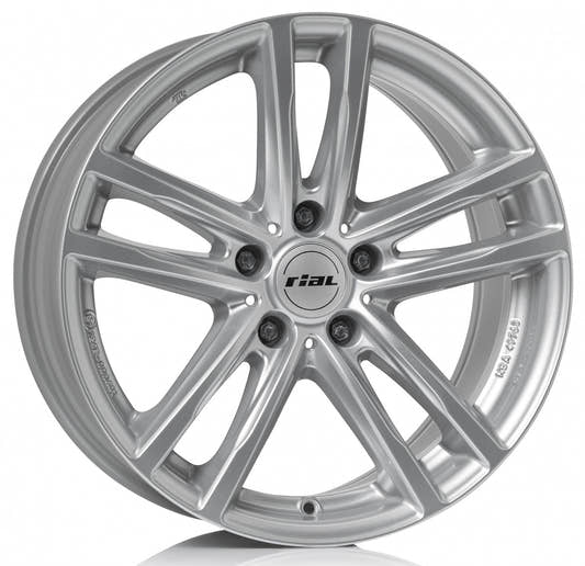 Rial X10 polar-silber 8x18 ET43 - LK5/120 ML72.6
