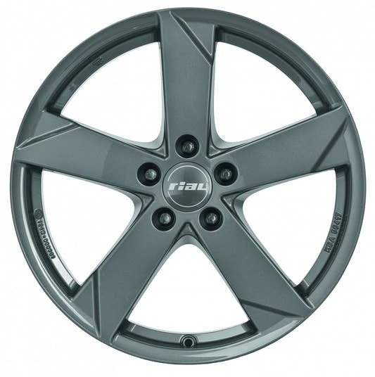 Rial Kodiak graphit Alufelge 7x17 Zoll ET51 LK 5x114.3 ML67.1 – Bild 2