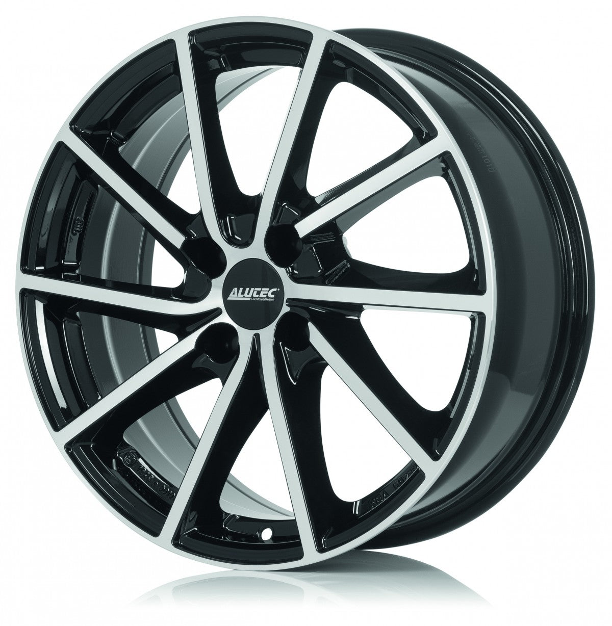 Alutec Singa diamant-schwarz frontpoliert Alufelge 6.5x16 Zoll ET41 LK 5x105 ML56.6 – Bild 8