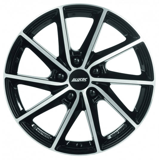 Alutec Singa diamant-schwarz frontpoliert Alufelge 6x15 Zoll ET23 LK 4x108 ML65.1 – Bild 2
