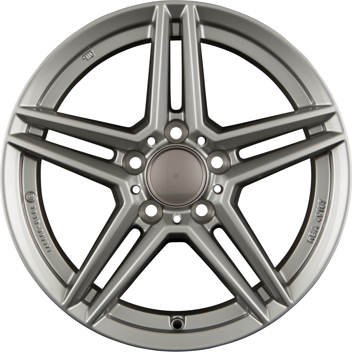 Rial M10 metal-grey Alufelge 7x17 Zoll ET48.5 LK 5x112 ML66.5 – Bild 8
