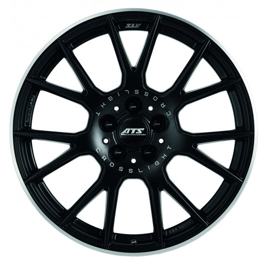 ATS Crosslight racing-schwarz hornpoliert 8.5x19 ET49 - LK5/108 ML75.1