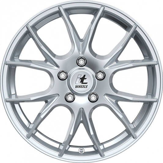 itWheels Kira gloss silver Alufelge 6.5x16 Zoll ET25 LK 4x108 ML65.1 – Bild 2