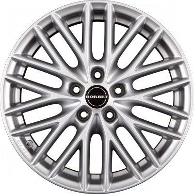 Borbet BS5 brilliant silver 8x18 ET42 - LK5/108 ML72.5