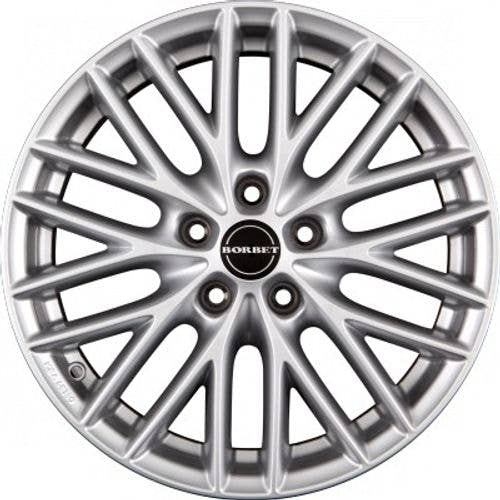 Borbet BS5 brilliant silver Alufelge 8x18 Zoll ET38 LK 5x120 ML72.5 – Bild 2