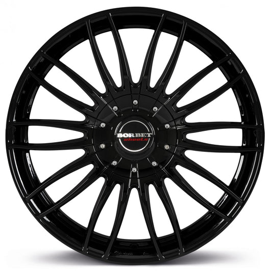 Borbet CW3 black glossy 9x20 ET40 - LK5/114.3 ML67.1